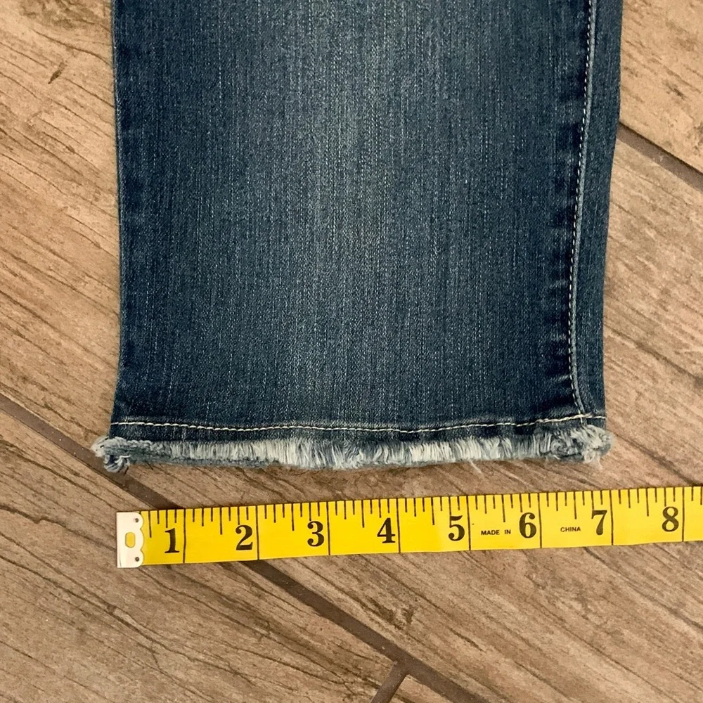 NWT NEW Democracy High Rise Slim Straight Distressed Jeans size 6 Ab technology - Picture 11 of 16